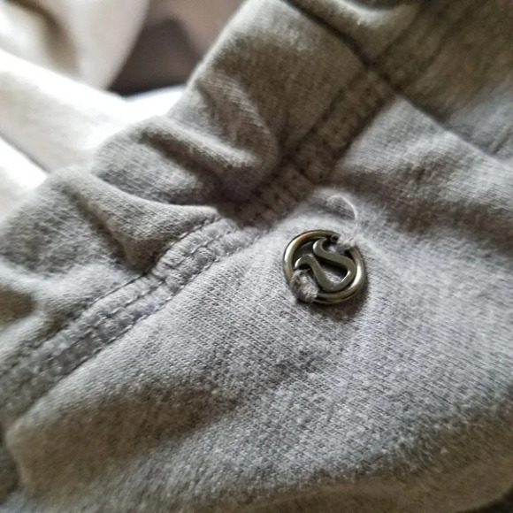 Lululemon Grey Cowl Neck Snap Up Cowl Neck Cardigan Oversized Fit - Picture 10 of 10